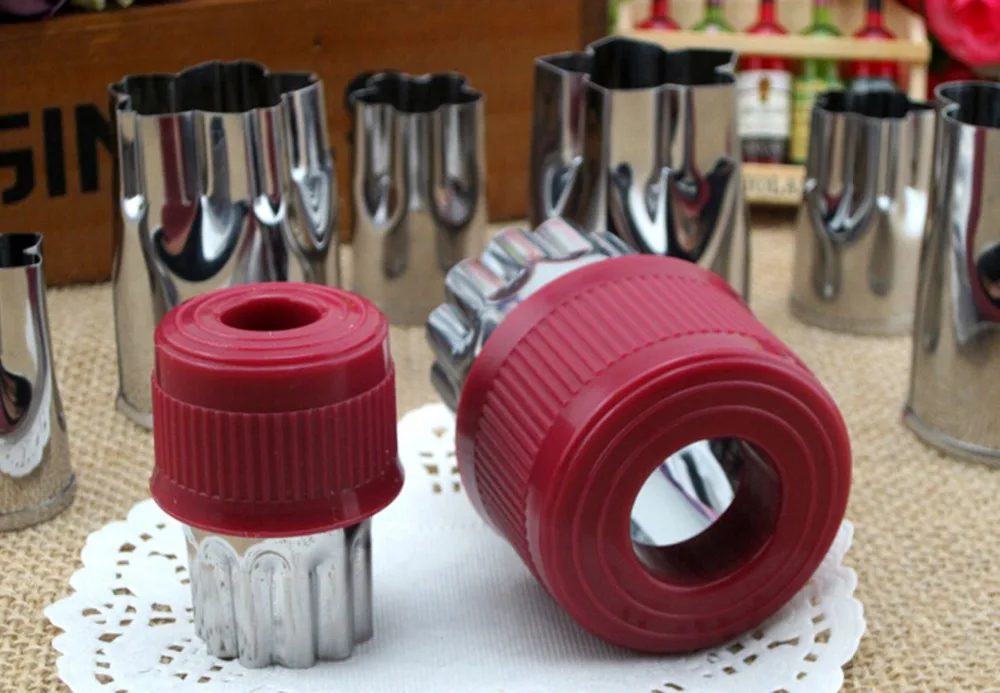 8 шт./компл. кухонные инструменты из нержавеющей стали для резки фруктов и овощей |