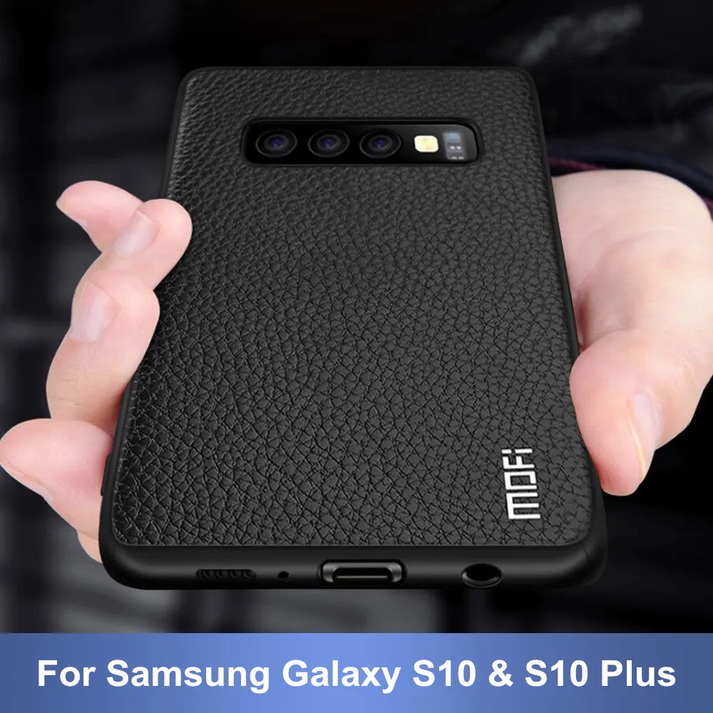 Чехол для Samsung S10 Plus чехол Sase Galaxy + MOFi противоударные деловые чехлы|Бамперы| |