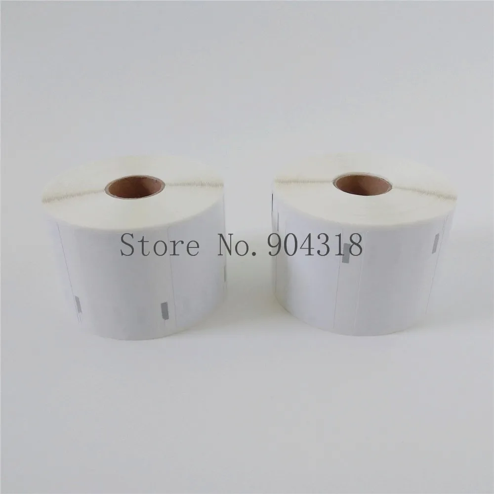 2 x рулона Dymo 11354 Совместимые Этикетки dymo11354 57 мм 32 1000 этикеток в рулоне LabelWriter 400 450
