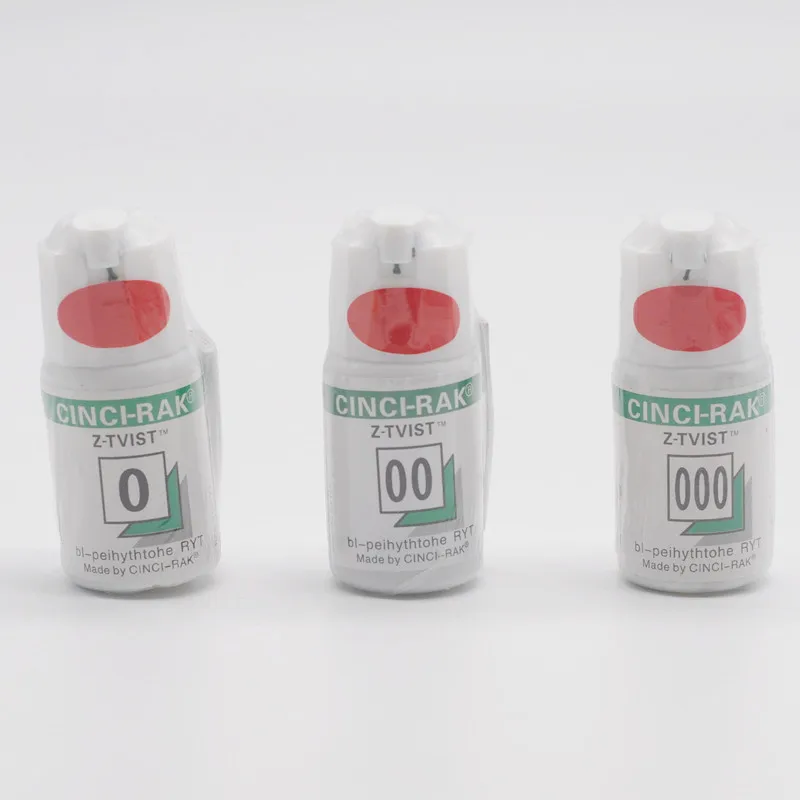 Dental Gingival Retraction Cord Knitted Cotton Line Packing Size 0/00/000 CIHGI-RAK G-THQST For Dentistry Lab Supplies |