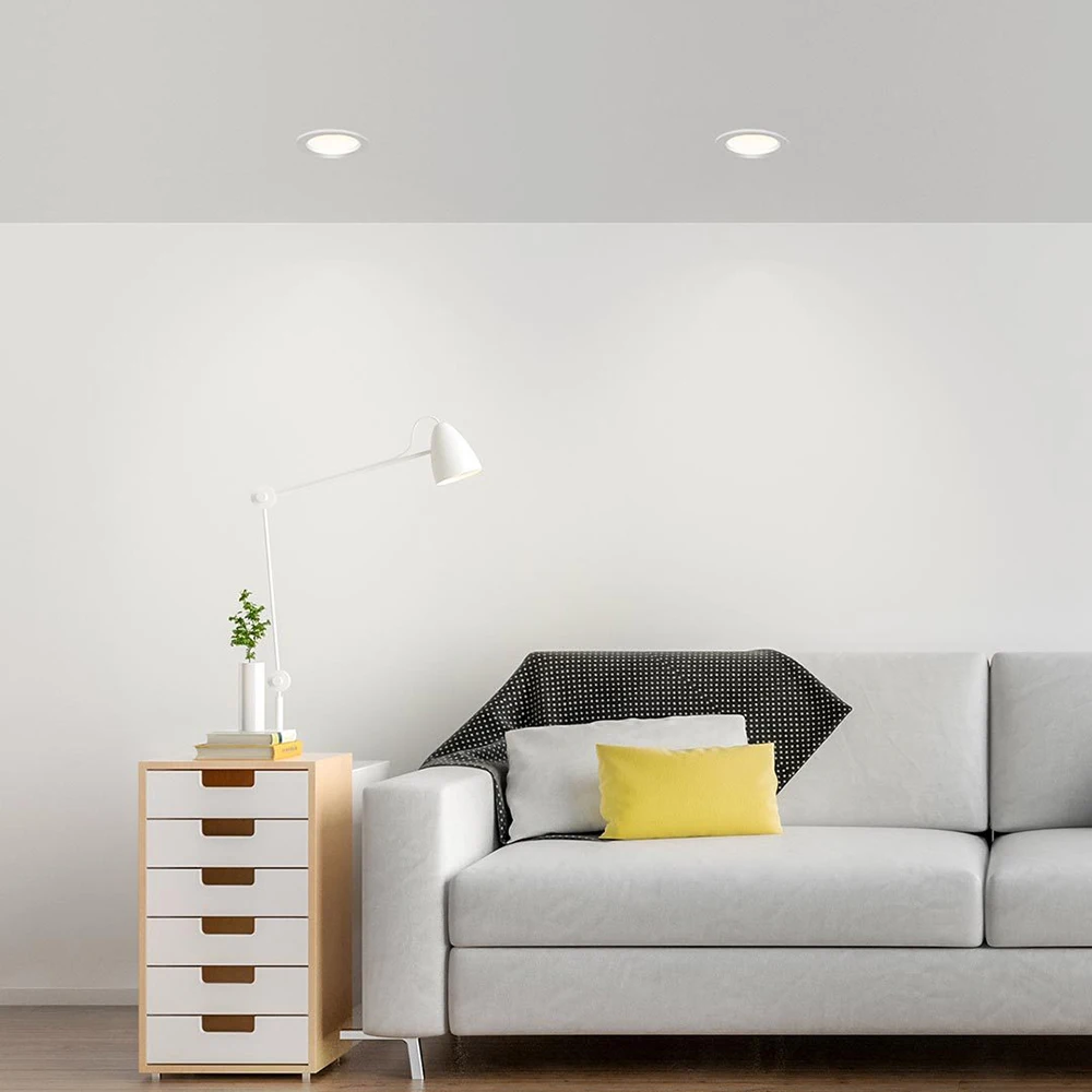Xiaomi Yeelight 5W 400lm 3000K светодиодный светильник 220V Мини Круглый встроенный потолочный