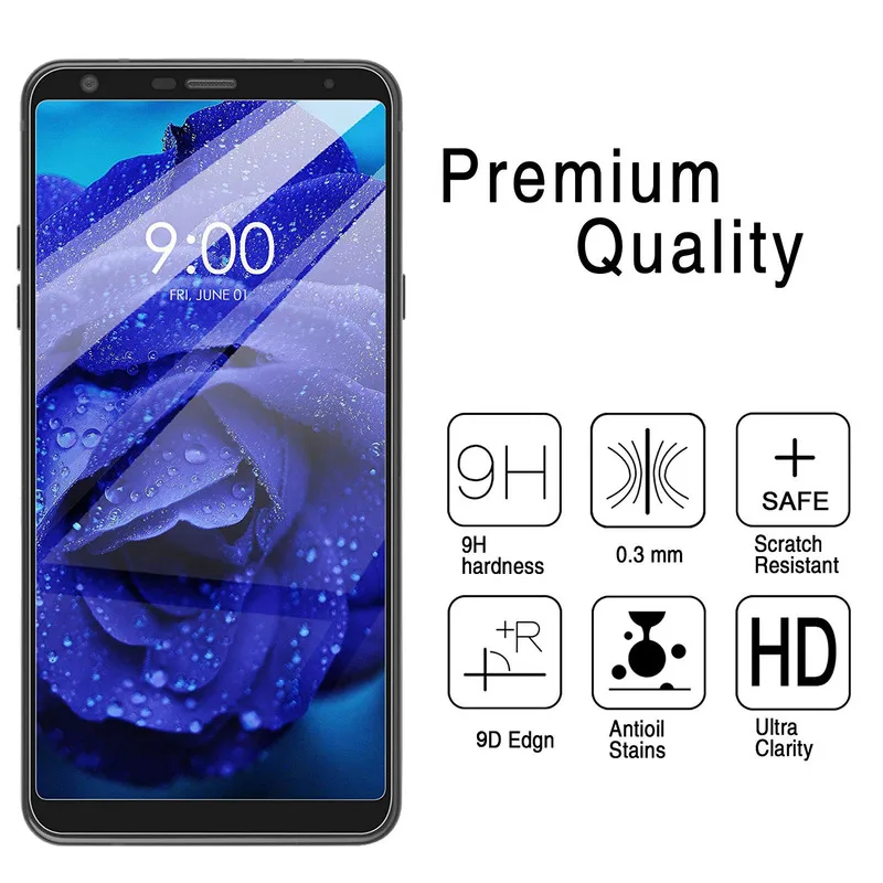 Высокоалюминиевое закаленное 3d-стекло для LG Stylo 5 Stylo5 полное покрытие 9H защитная