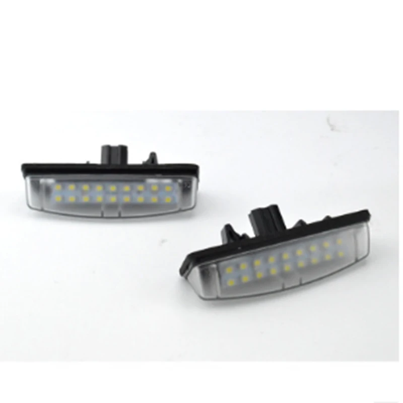 2X нет ошибок ксенон белый 18SMD номер светодиодный номерной знак свет для Toyota Camry