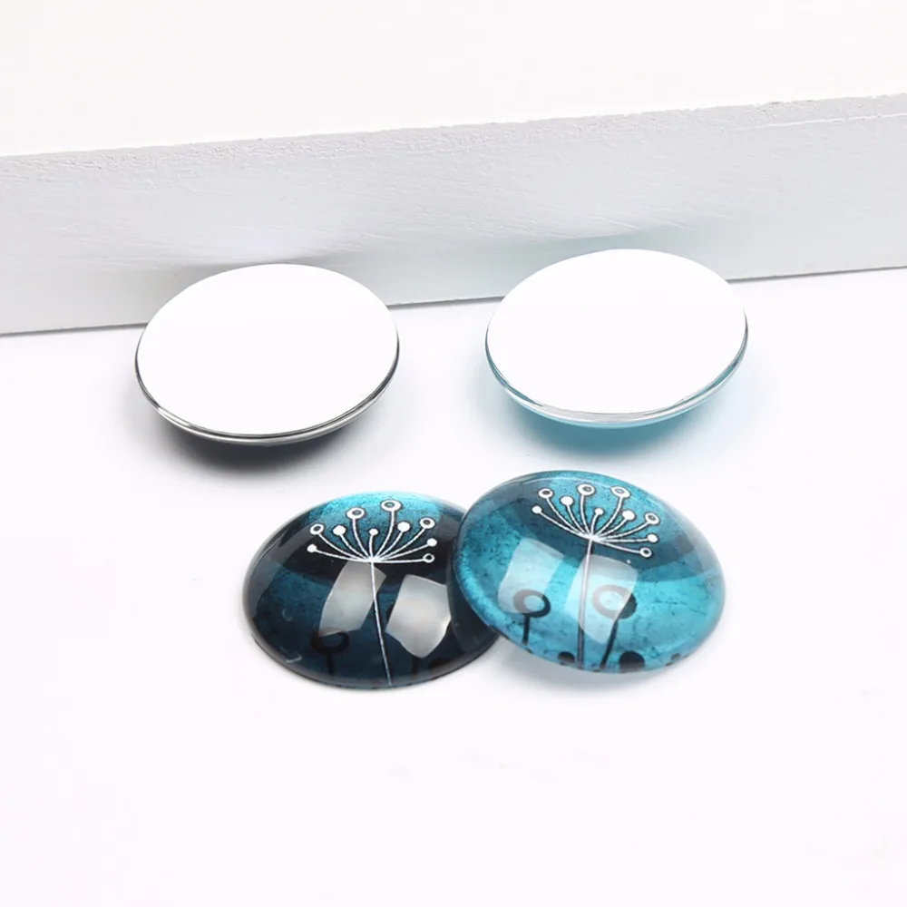 Onwear смешанный круглый Одуванчик фото стекло кабошон 10 мм 12 14 18 20 25 diy Подвески