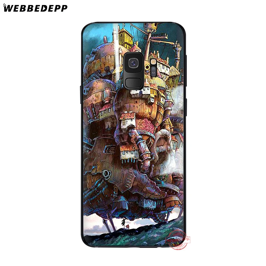 Мягкий ТПУ чехол WEBBEDEPP Howl's Howls Moving Castle для Samsung A3 A5 A6 A7 A8 A9 S6 S7 Edge S8 S9 S10e J6 Note 8 9 10 Plus