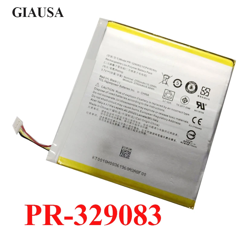 Аккумулятор GIAUSA для планшетов Acer Iconia One7 PR-329083 (1ICP4/90/84) | Компьютеры и офис