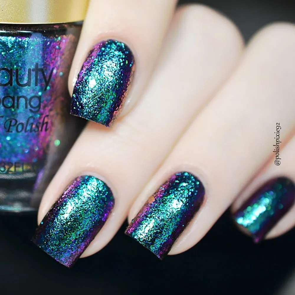 BEAUTYBIGBANG 9 мл хамелеон лак для ногтей галактика блеск закат светящиеся