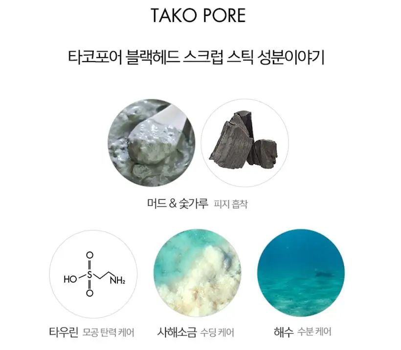 TONYMOLY Тако пор Черноголовых скраб в тюбике 10g для удаления угрей очиститель акне