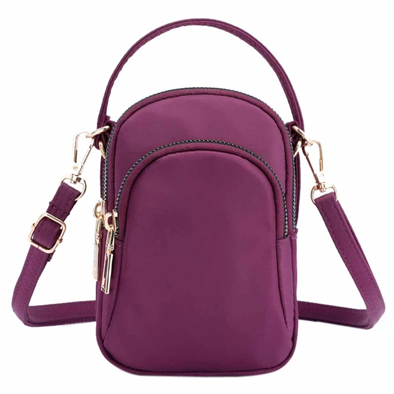 PP CONEED Женская мини-сумка, модная женская сумка через плечо, легкая нейлоновая сумка, одноцветная водонепроницаемая сумка на молнии No8 - Цвет: PP