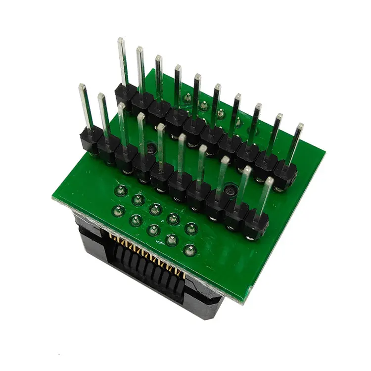 SOP20 SOIC20 SO20 к DIP20 шаг 1,27 м IC ширина корпуса 5,4 мм 209mil Flash тестовая розетка OTS20-1.27-01 Адаптер для программирования