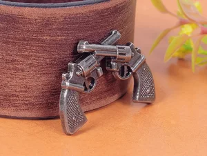 Античный никелевый ковбойский крест, 10 шт., декоративная лента для кожевенного ремесла