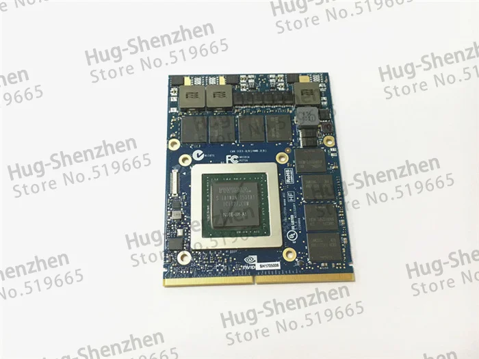 Видеокарта GTX980M GTX 980M 8GB MXM SLI N16E-GX-A1 для ноутбука/ноутбука Alienware M17X DELL hp MSI Clevo отправляется по DHL
