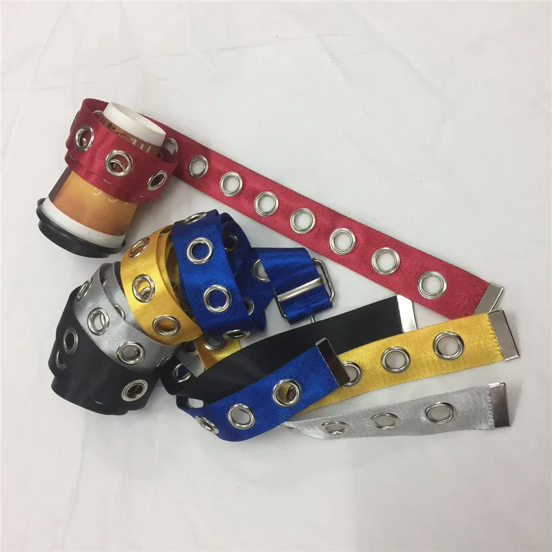 Ремень тканевый с роликовой пряжкой и люверсами 2018 см|canvas belt|belt beltcanvas belt 120cm |