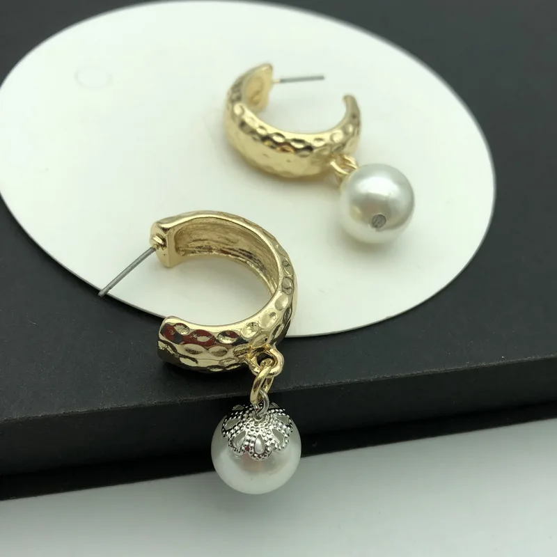 Женские винтажные серьги с искусственным жемчугом F.J4Z|Серьги-подвески| |