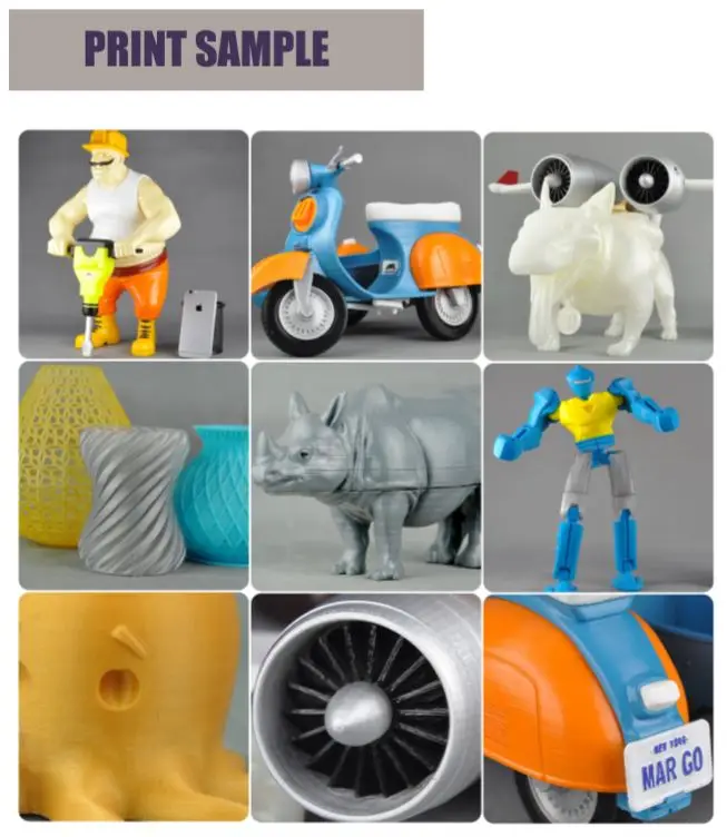 WANHAO 3d принтер D6 популярный FDM/FFF промышленный Дубликатор ABS/PLA нити Высокоточный