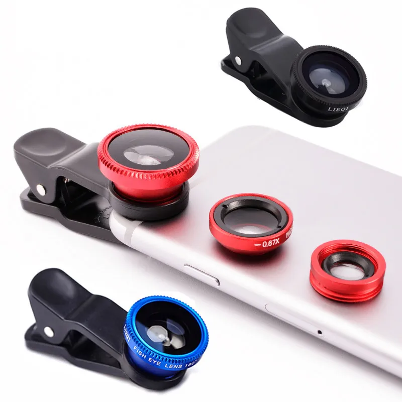 Для Asus ZenFone 2 4 6 C Ze551ML Ze550ML 2E Ze500CL селфи Fisheye широкий угол макросъемки 3 в 1