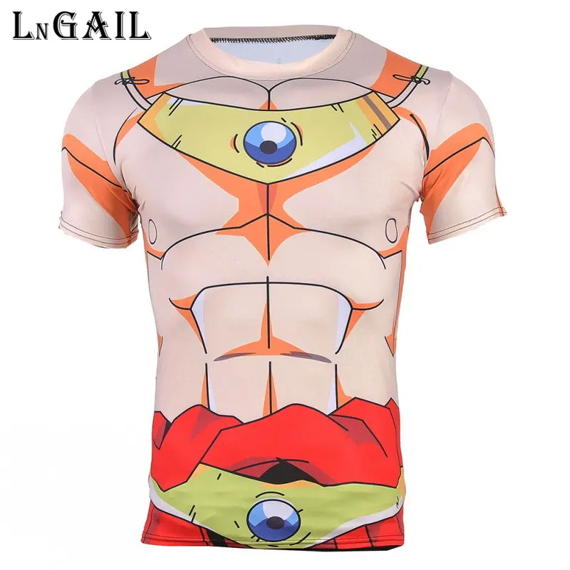 2017 Ball Z Men cosplay 3D Dragon T Shirt Vegeta Goku Summer Style Jersey Tops Fashion Clothing Tees big size 4XL | Мужская одежда
