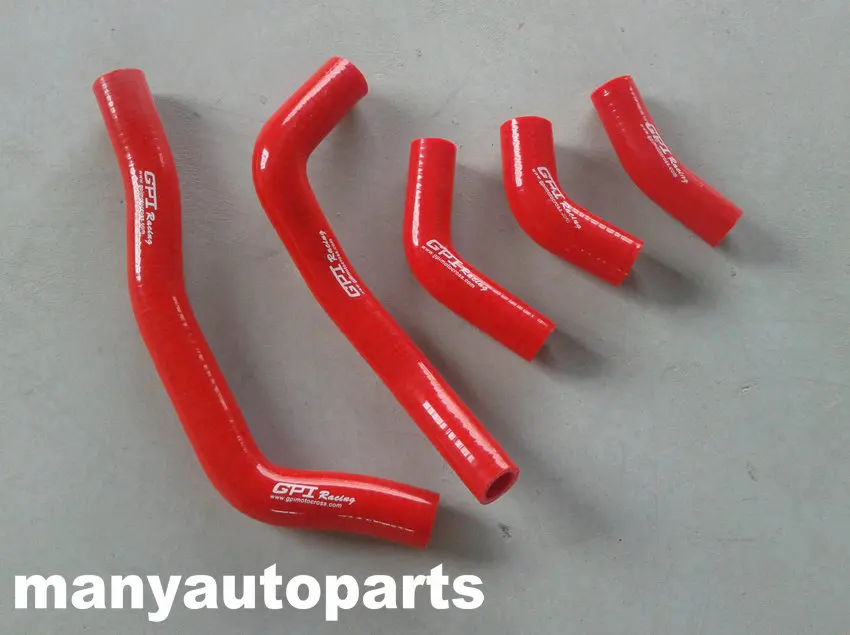 Комплект силиконовых шлангов радиатора для HONDA CRF450R CRF 450 R 2005 2006 2007 2008 RED 05 06 07 08|kit