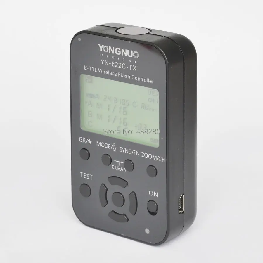 Высокоскоростной контроллер вспышки Yongnuo 1/8000s с ЖК-дисплеем беспроводной ETTL