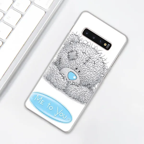010 Tatty Teddy Bear Me To You чехол для телефона для samsung Galaxy S10e S10 Plus S7 S8 S9 Plus Note 8 9 M10 M20 M30 жесткий чехол - Цвет: 010
