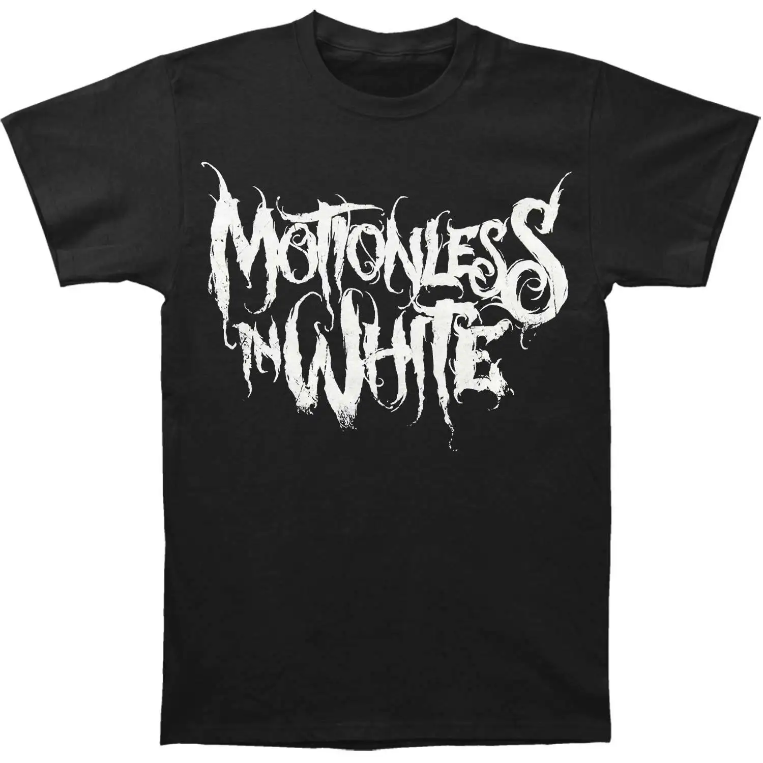 Motionless In White Мужская футболка с логотипом черная