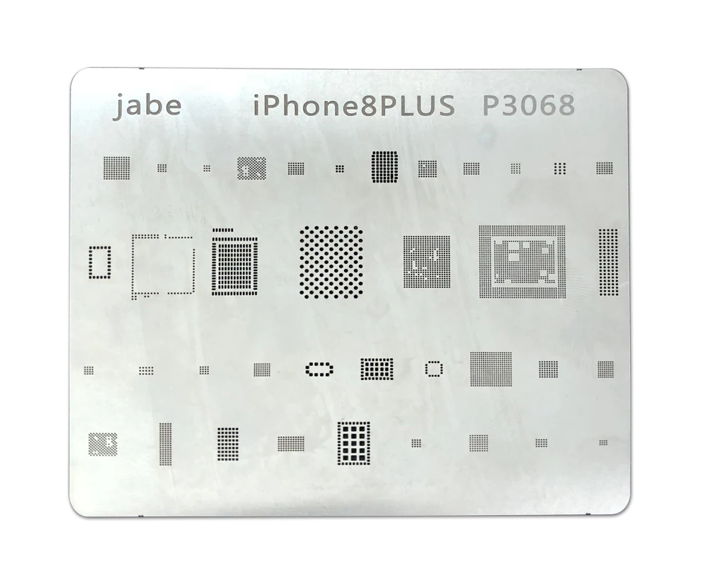 16 шт. полный набор шаблона для пайки трафарет реболлинга BGA IPhone 4 4s 5 5s 5c 6 + 6S 6s 7 SE 8