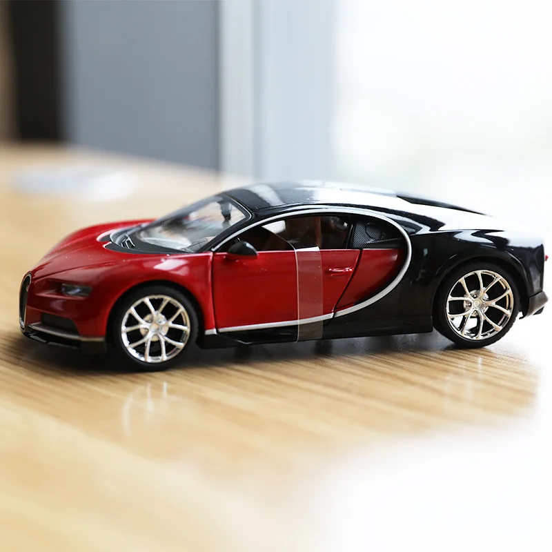 1:24 моделирование сплава спортивный автомобиль модель игрушки для Bugatti Veyron с