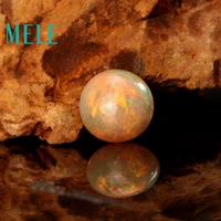 natural red round cut opal for jewelry making14 4x14 5x7 5mm 7 4ct colorful fire diy loose gemstone