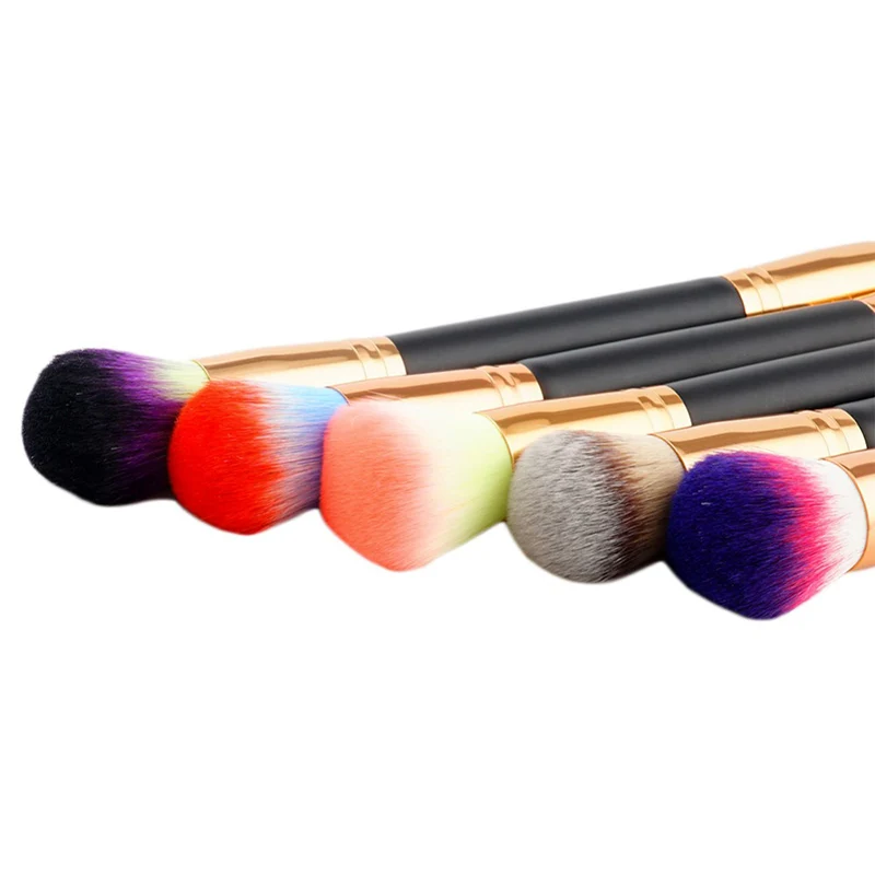 1 шт. двусторонняя кисть для теней век мягкая кисточка макияжа щетинок | Красота и