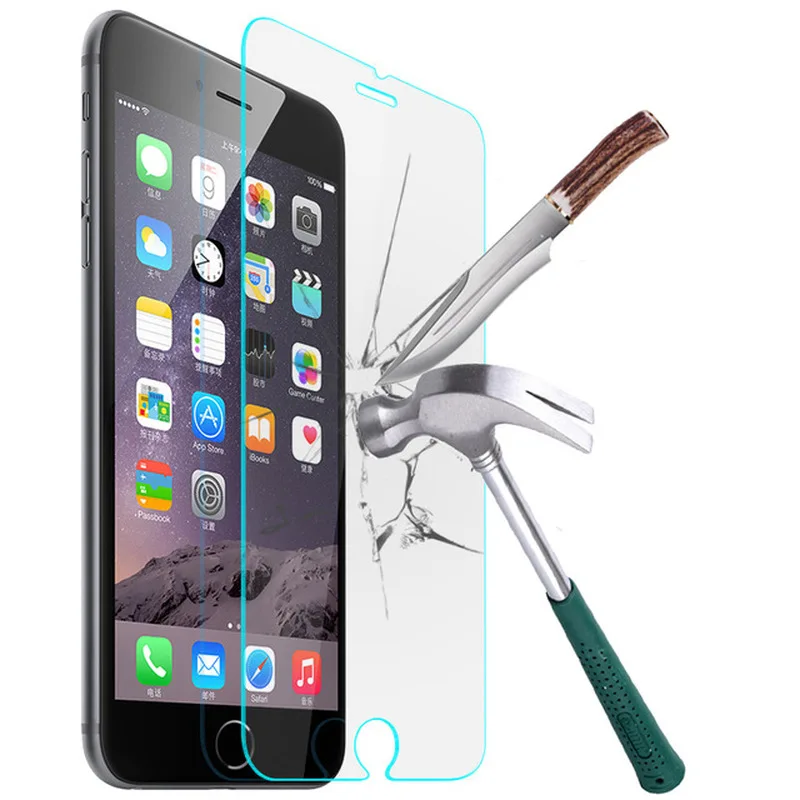 Для IPhone X XR XS Max Защитная пленка для экрана из закаленного стекла I Phone 8 7 6 S Plus 5 5S