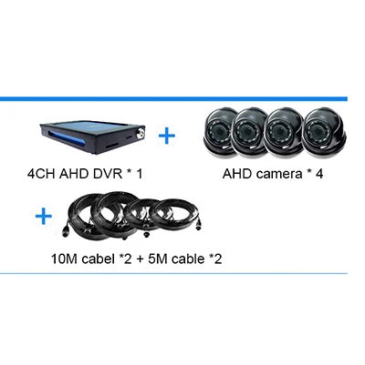 GPS WIFI SDVR104 4CH AHD 1080P видео рекордер sd карта DVR 4-канальный видео мониторинг с 4 шт. AHD камера для автомобиля автобуса транспортного средства - Цвет: GPS WIFI
