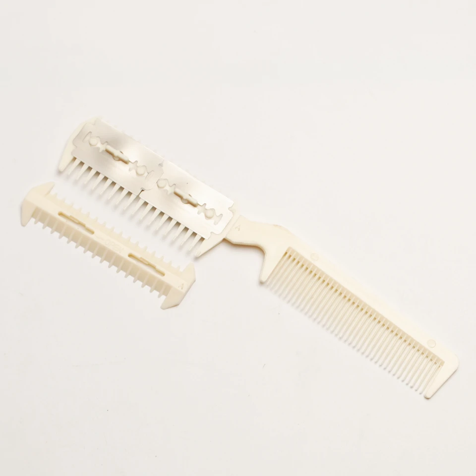 3 шт. профессиональная Бритва для волос расческа-ножницы профессиональный