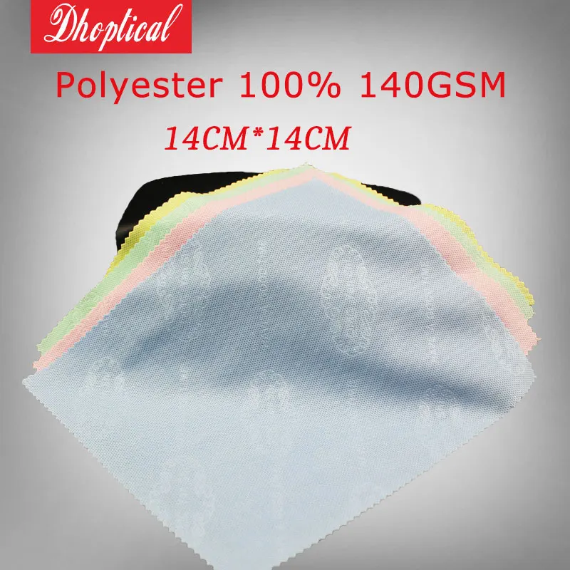 Салфетка для чистки очков 13 5 см * 200 шт. полиэстер 100% 180GSM приветствуется печать
