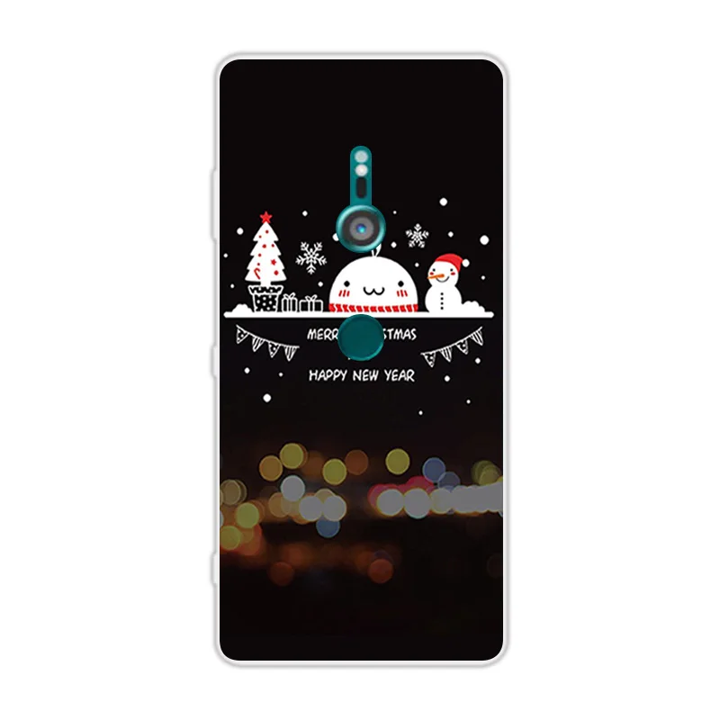 Для Sony Xperia XZ3 Рождественский чехол с ночным мотивом 6 0 дюймов прозрачный