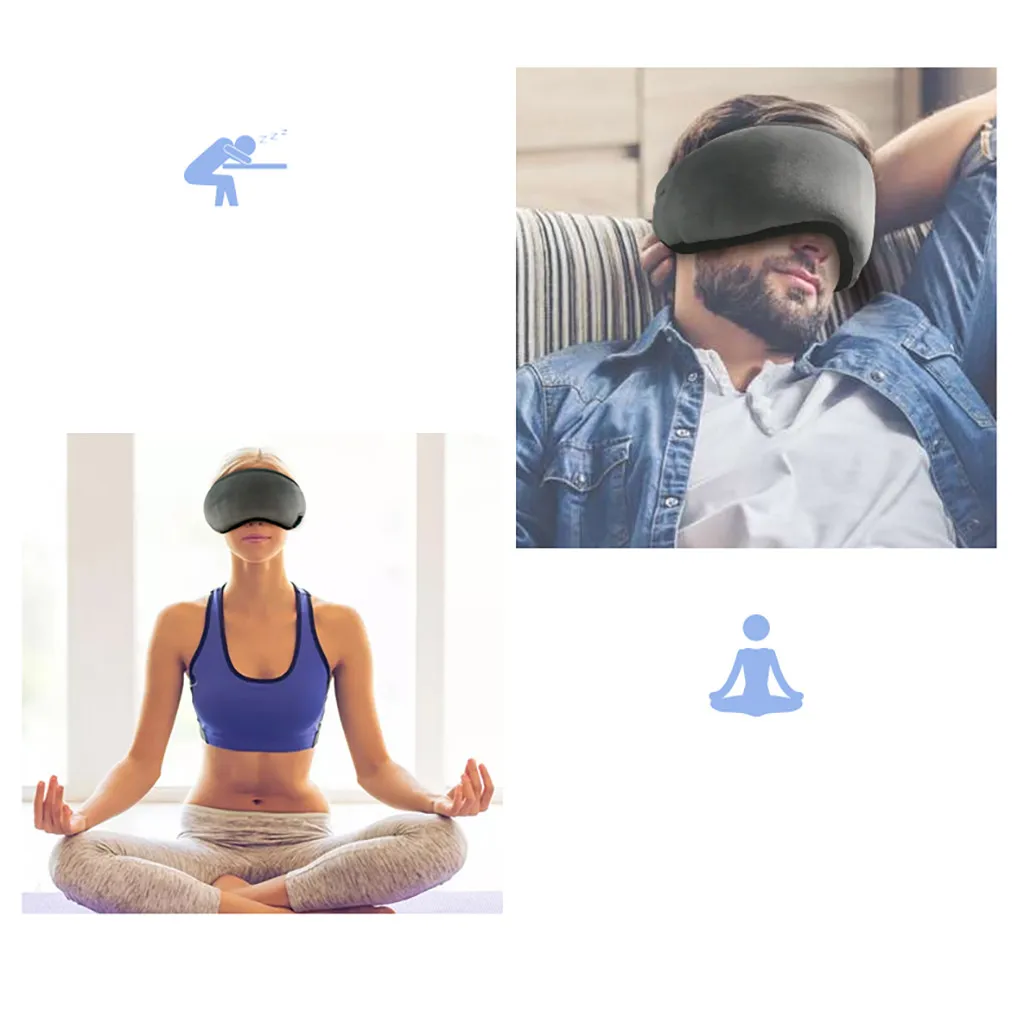 Новинка, беспроводные стерео Bluetooth наушники для сна, мягкая маска для сна, музыкальная гарнитура, беспроводные наушники Blutooth, наушники