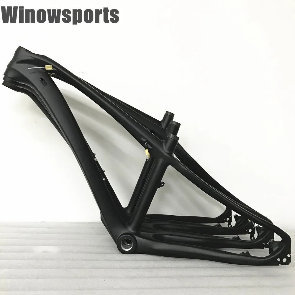 Winow 26er углеродная mtb рама 13 5 &quot15 5&quot 17 дюймов детская с QR 135*9 мм 12*142 через ось 26 27 er