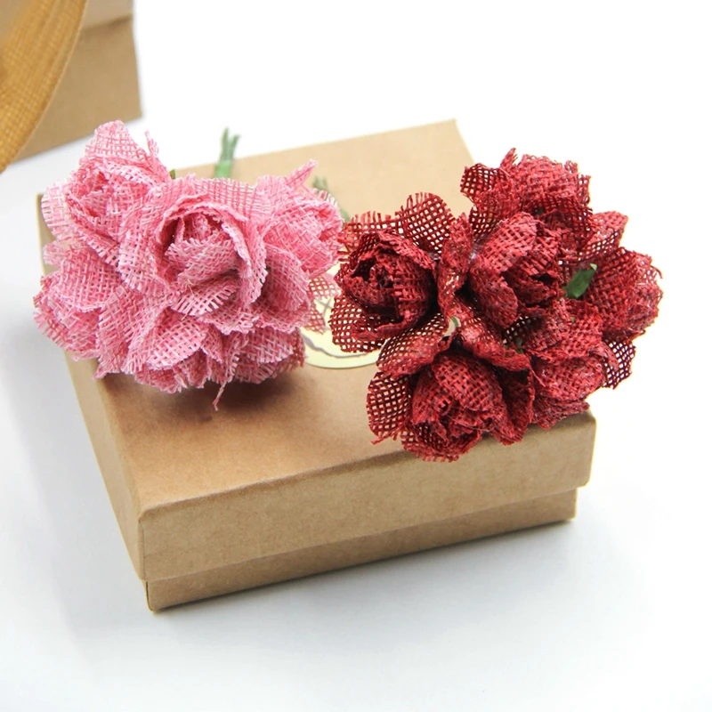 Искусственный джут искусственные цветы 6 шт.|flower bouquet|fake flowersfor bouquets |