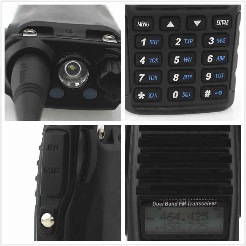 10-шт BAOFENG UV-82 VHF UHF ручной трансивер внутренний телефонный с ЖК FM-радио приемник CB