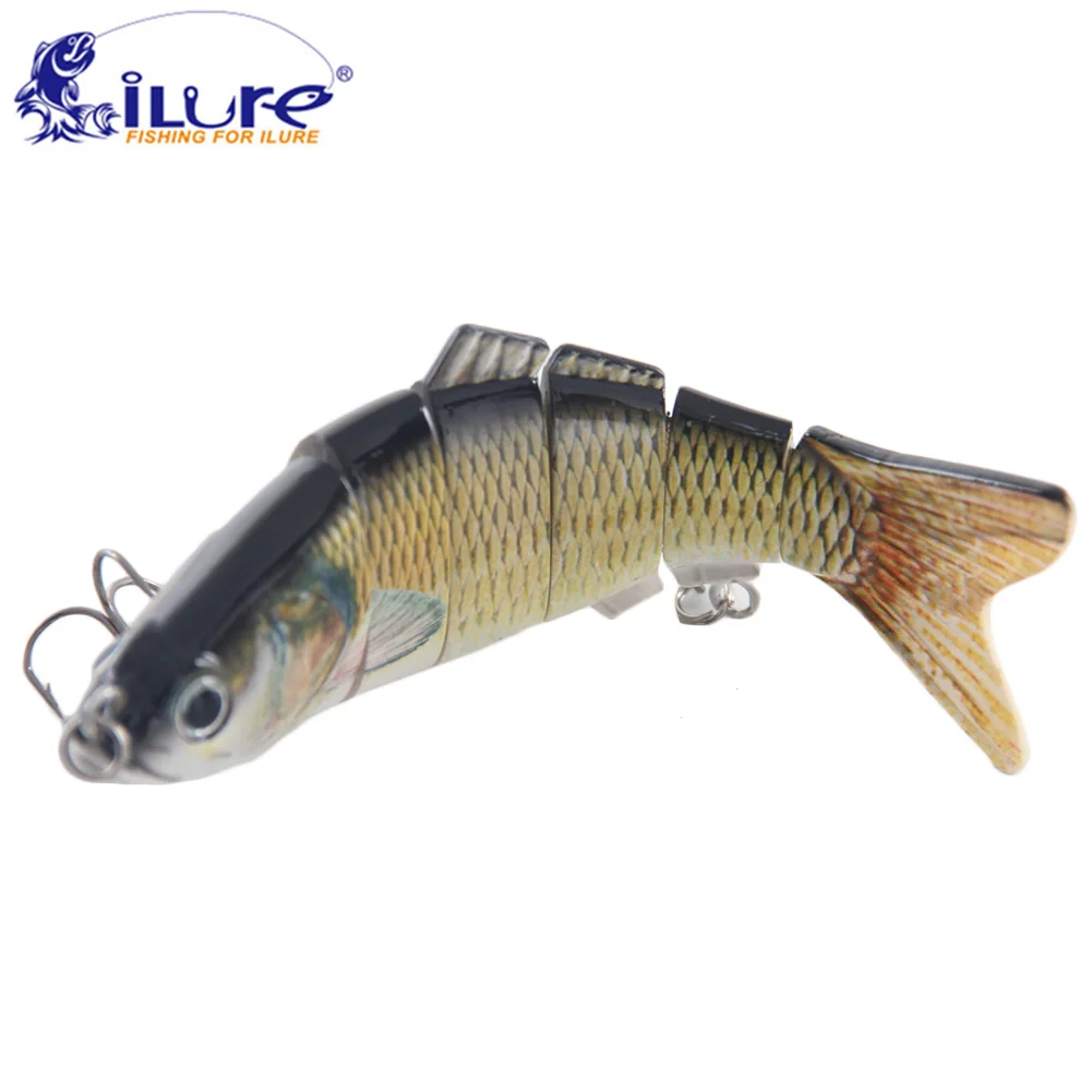 ILure рыболовный воблер 6 сегментов 10 см/15 см Swimbait Crankbait искусственная наживка для