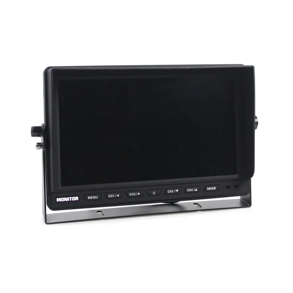 DIYSECUR 10 дюймов 4 Сплит четырехъядерный автомобильный монитор+ 4 x CCD IR ночное видение камера заднего вида для автомобиля Грузовик Автобус камера заднего вида