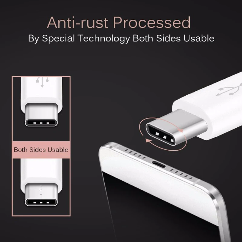 Алюминиевый Разъем MicroUSB Type C USB OTG адаптер для Xiaomi mi5 4c Meizu Pro 6 Huawei P9 Lite Adaptador