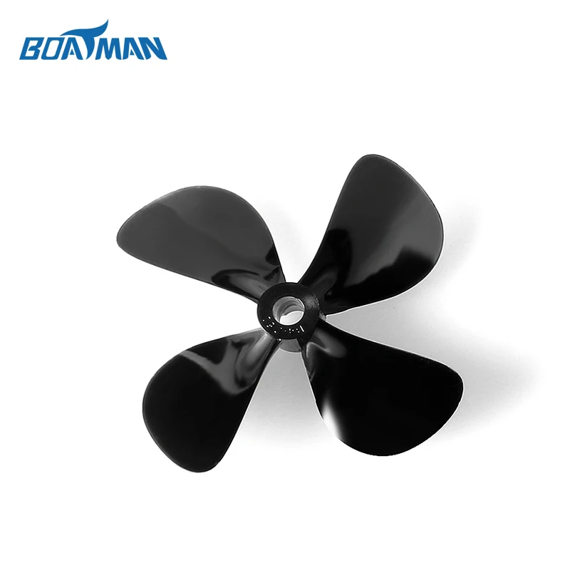Great price plastic propeller black 4blades for bait boat fishing parts | Спорт и развлечения