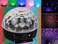 woxoyozo 6 colors 18w crystal magic ball led stage lamp remote contro disco laser light party lights laser effect light