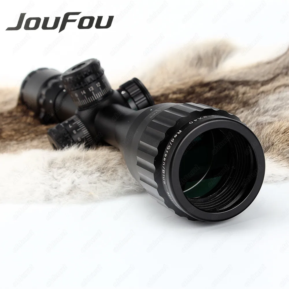 JouFou 3 9x40 AOE охотничий оптический прицел Mil точка RGB освещенная тактическая оптика