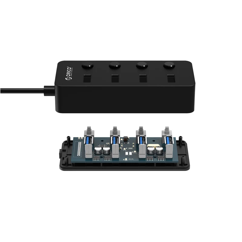 Блок питания для автобуса ORICO W9PH4 4 портовый концентратор USB 3 0 с индивидуальными