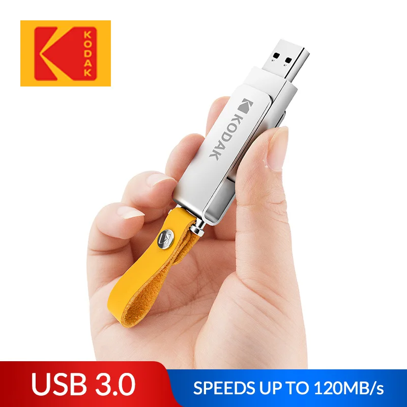 Kodak USB флэш накопитель 3 0 Металл 16 Гб оперативной памяти 32 встроенной флеш 64 ГБ 128