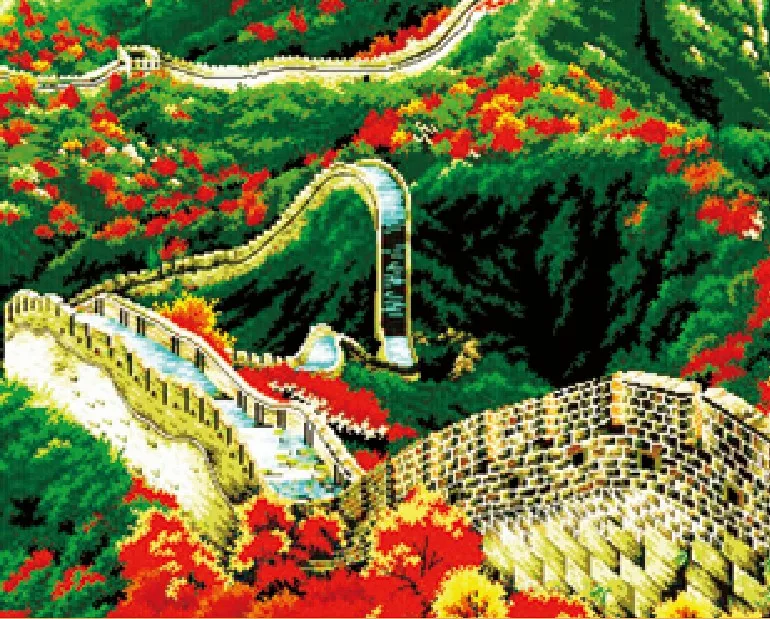 Набор для вышивки крестиком Great Wall 18ct 14ct 11ct напечатанный холст вышивка своими