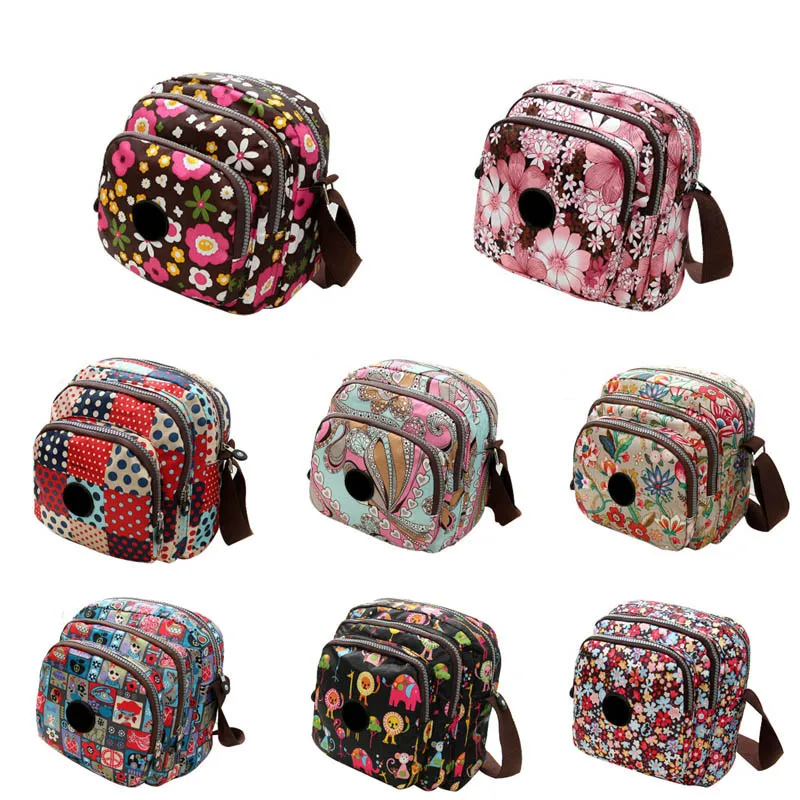 Новые модные холщовые женские сумки через плечо с цветочным принтом 88 WML99|fashion