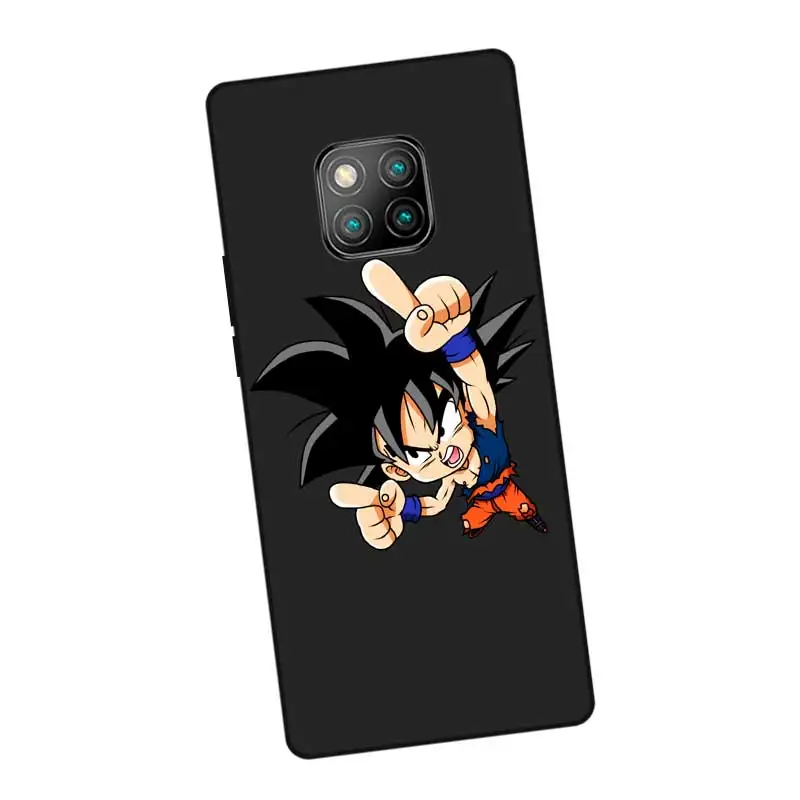 N322 Dragon Ball прочный черный силиконовый чехол для huawei mate 8 9 10 20 30 Lite Pro |
