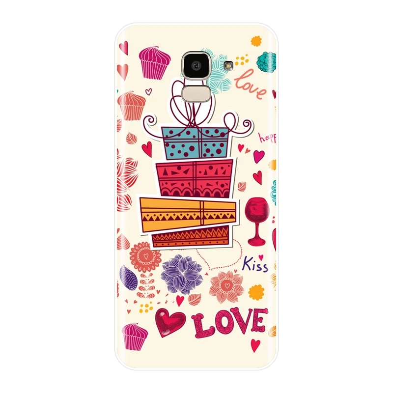 Flower Back Cover For Samsung Galaxy J2 J5 J7 Prime J4 J6 J8 Plus 2018 Phone Case Silicone J3 2015 2016 2017 | Мобильные телефоны и